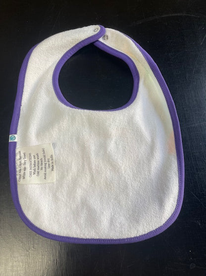 Pandi Bib with perfect plum trim