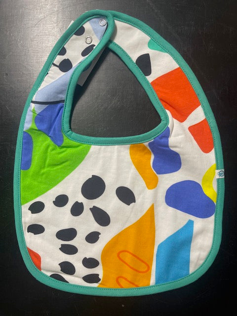 Reef Bib with lush teal trim