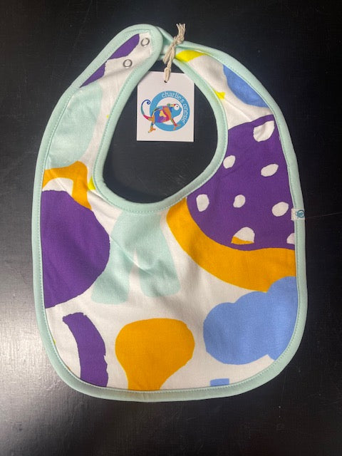 Elements Bib with cool teal trim